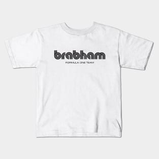 Brabham Formula One 1972 team logo - brabham black Kids T-Shirt